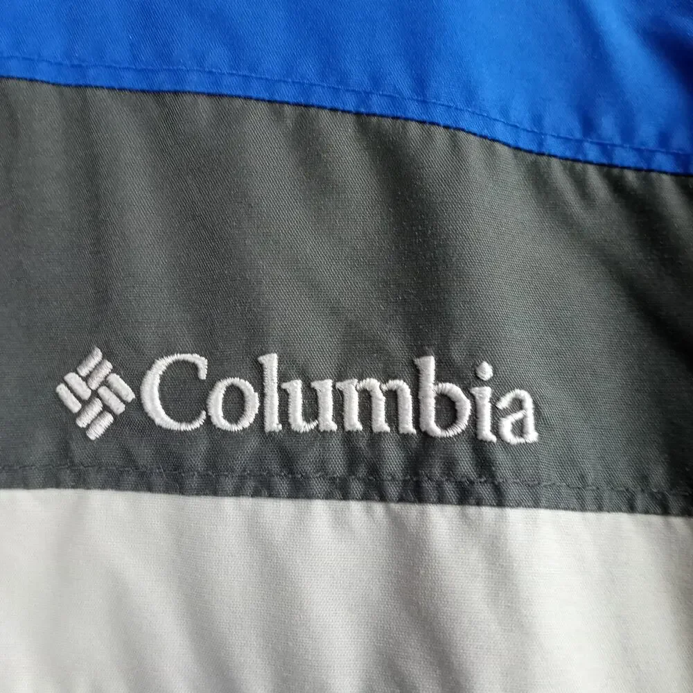 COLUMBIA Youth Hooded Windbreaker Size 18/20  Gorpcore Utility Spring Fall